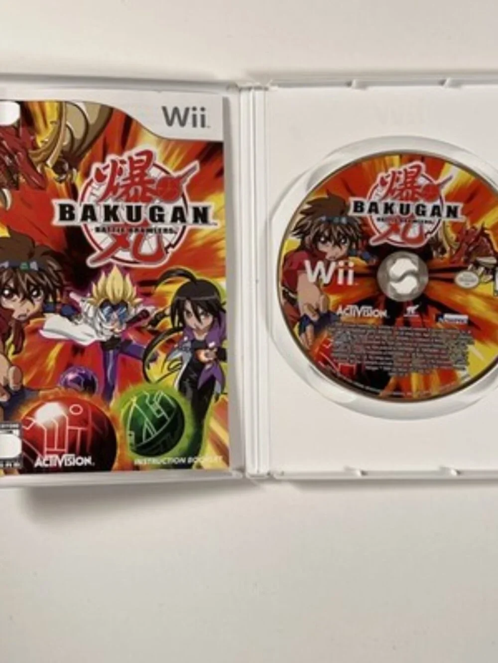 Bakugan Battle Brawlers Wii Complete in Box CIB TESTED